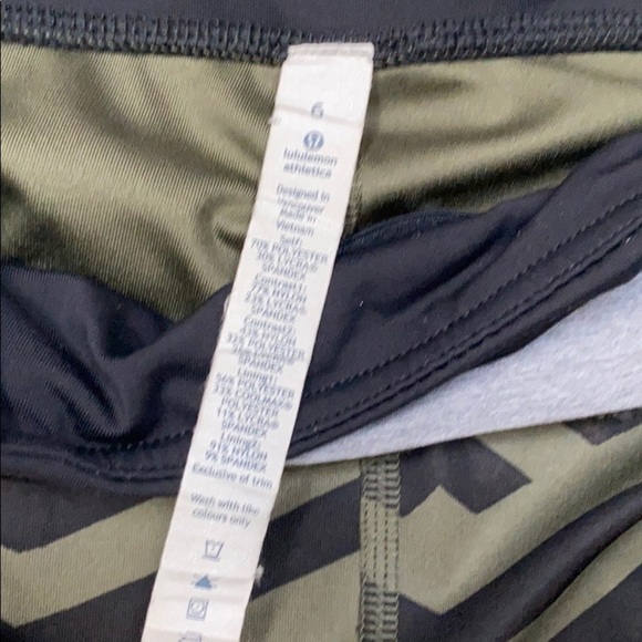 Lululemon Run: Inspire Crop II Full-On Luxtreme in Chevron Shuffle - Picture 14 of 14